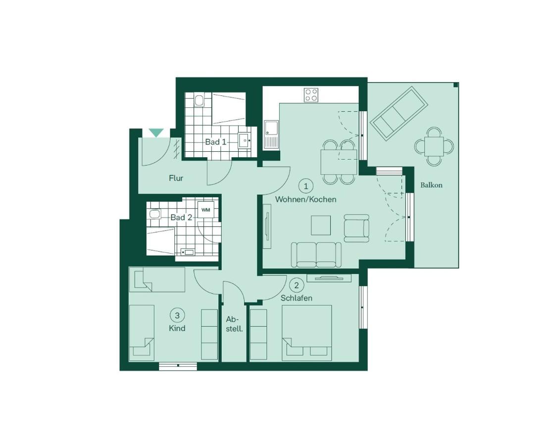 Apartment "Bernsteinperle" - Haffresidenz Garz  Bagian luar foto